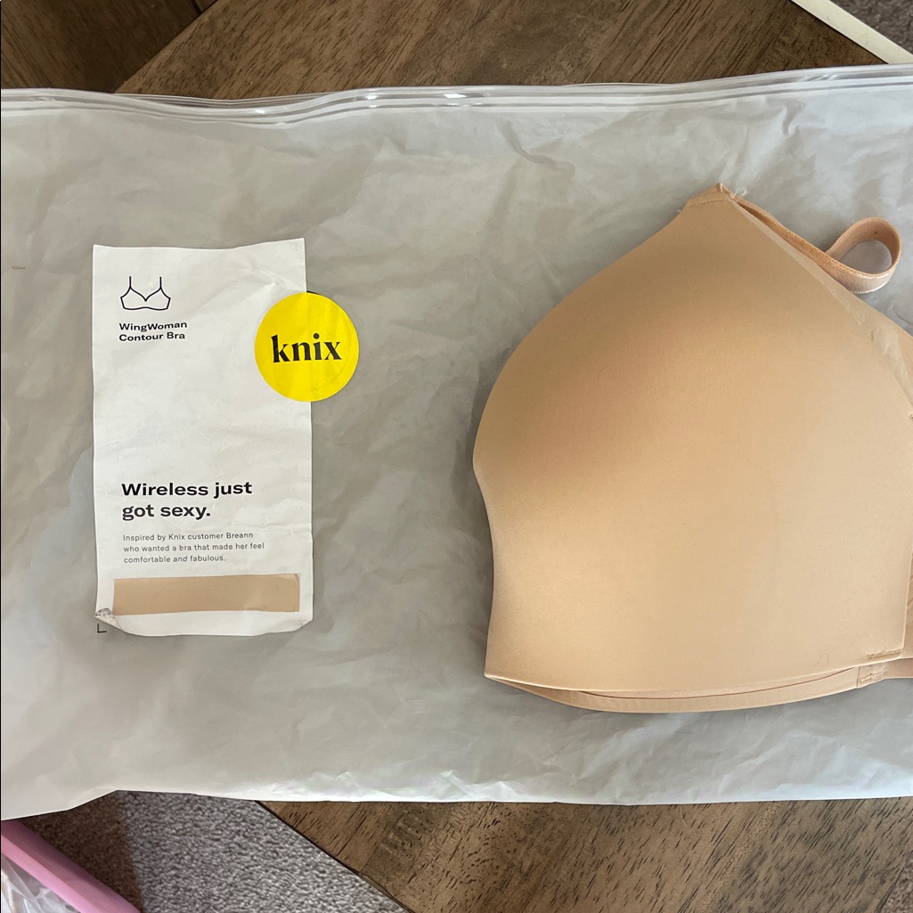 Knix Wingwoman Contour Wireless Bra BeigeNude